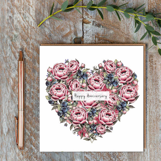Happy Anniversary Card (Cello-Free)