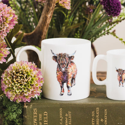 Highland Cow Mug in a Gift Box
