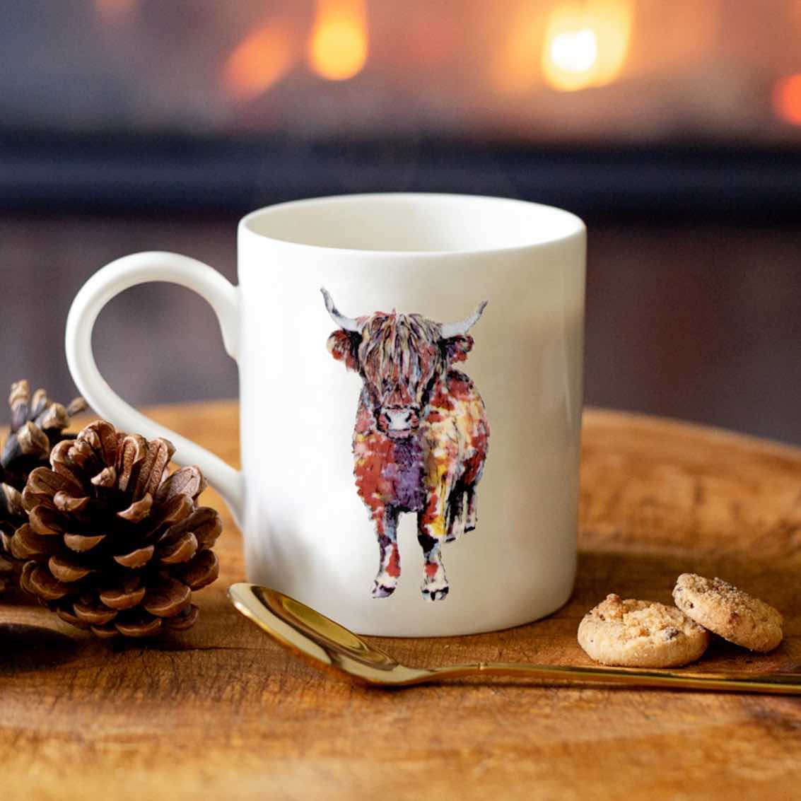Highland Cow Mug in a Gift Box (available for dispatch from July 2026)