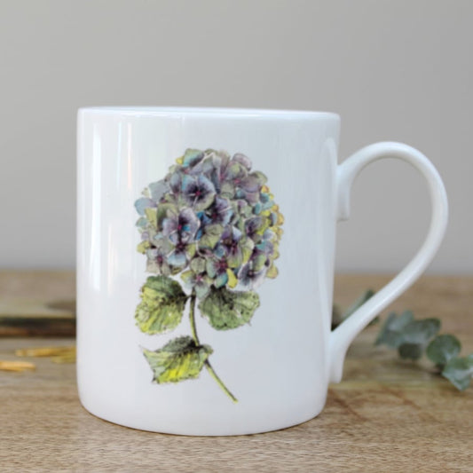 Hydrangea Mug in a Gift Box