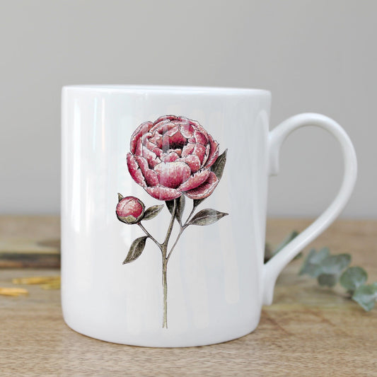 Peony Mug in a Gift Box