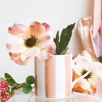 Peach (Stripes) Mug