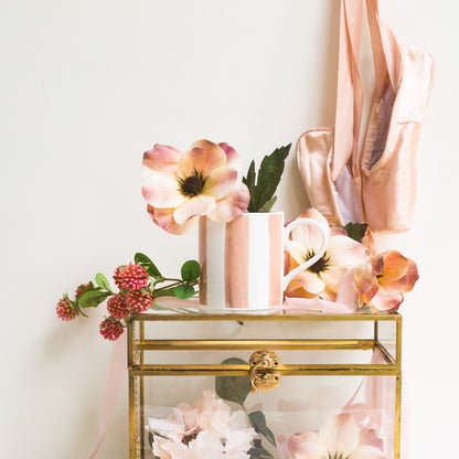 Peach (Stripes) Mug