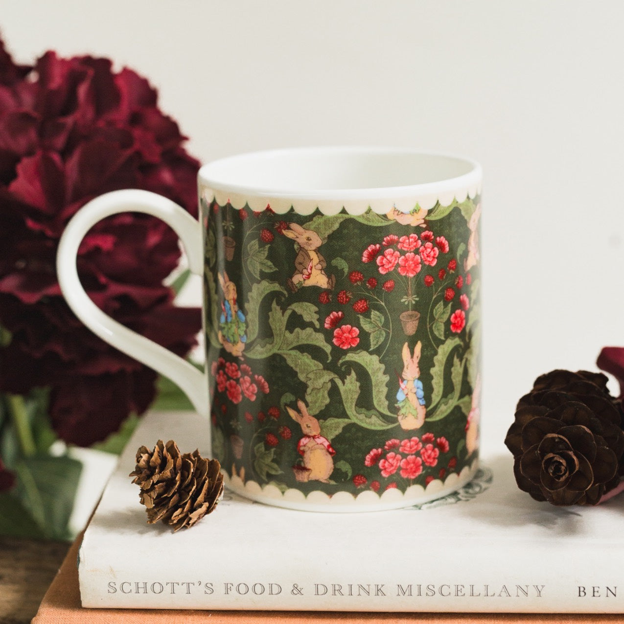 NEW! Peter Rabbit "The Vegetable Thief" (Noir) Mug