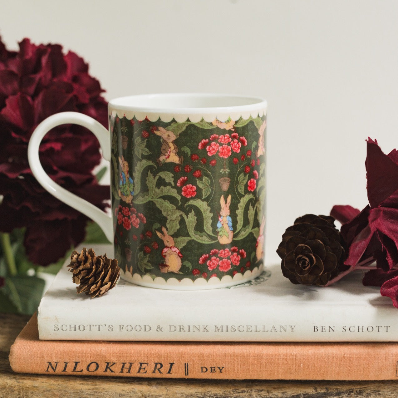 NEW! Peter Rabbit "The Vegetable Thief" (Noir) Mug