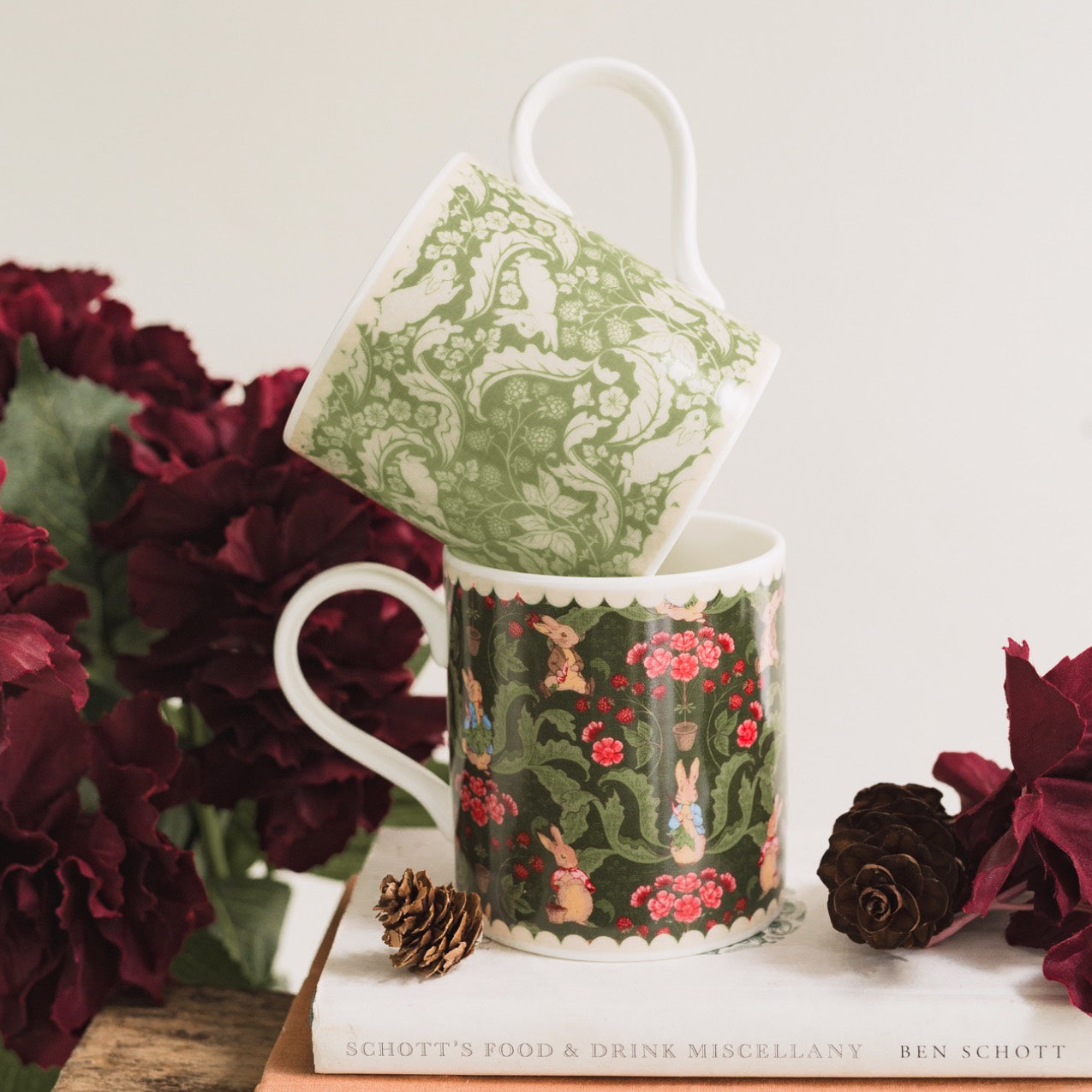 Peter Rabbit "The Vegetable Thief" (Sage Green) Mug