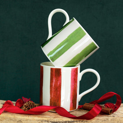 NEW! Forest Green (Stripes) Mug (available for dispatch from August 2026)