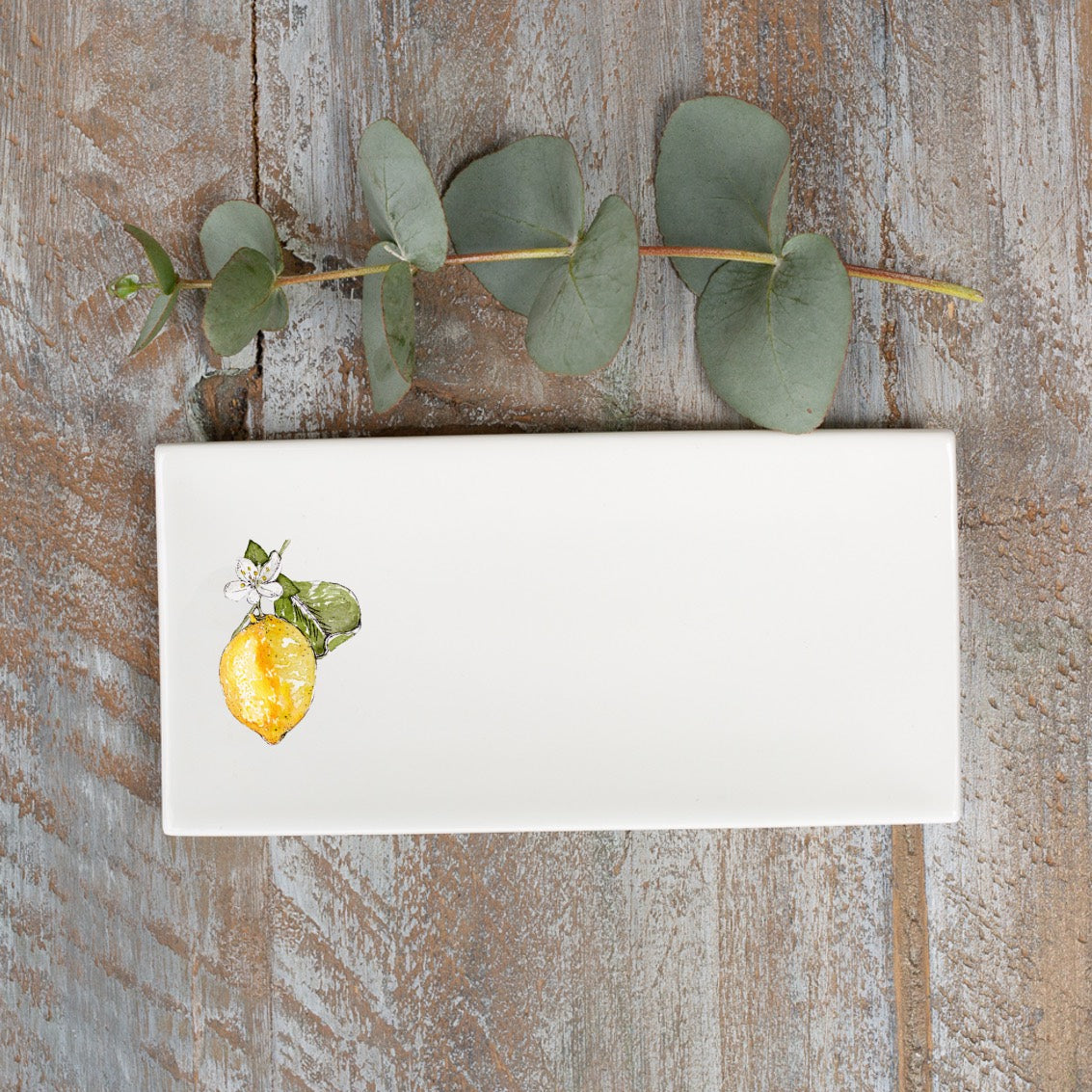 NEW! Lemon Rectangular Soap Dish (available for dispatch from Jan 2026)