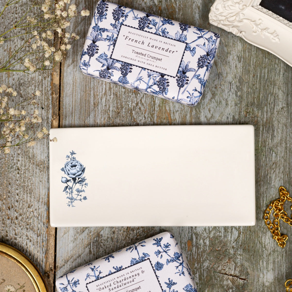 NEW! Chateau Rectangular Soap Dish