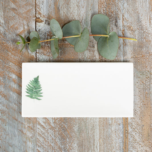 Fern Rectangular Soap Dish