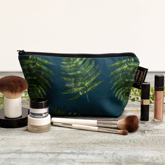 Woodland Fern (Noir) Makeup Bag