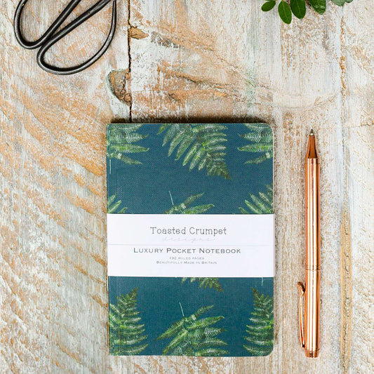 Woodland Fern A6 Lined Pocket Notebook