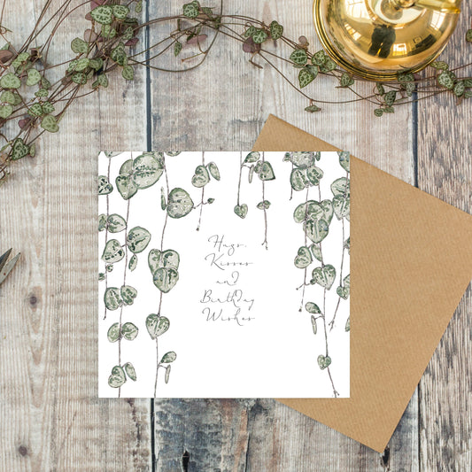 Hugs, Kisses & Birthday Wishes Card (Cello-Free)