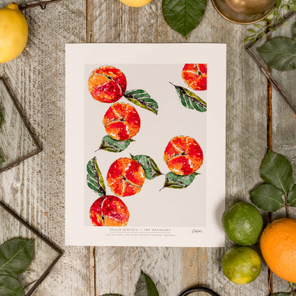 NEW! Peach Perfect 10 x 12" Fine Art Print