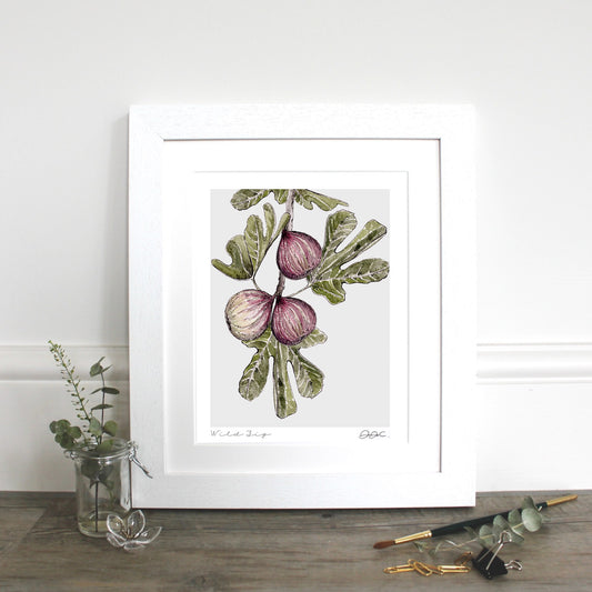 Wild Fig 10x12" Mounted Fine Art Print