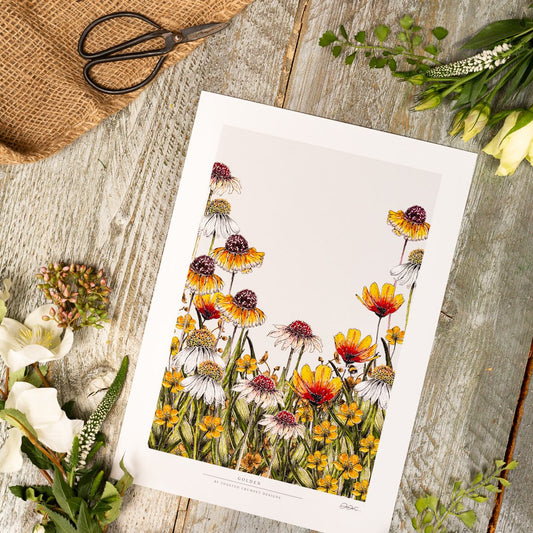 Golden 12x16" Fine Art Print