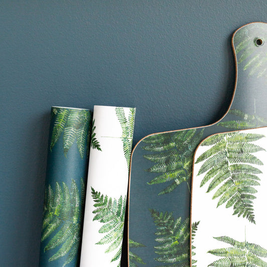 Woodland Fern Large Double Sided Chopping Board