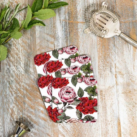 In Full Bloom Set of 4 Coasters
