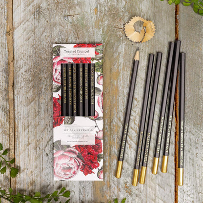In Full Bloom (Pure) Set of 6 Pencils