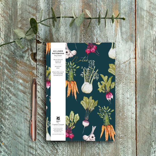 The Kitchen Garden (Noir) A5 Chunky Notebook