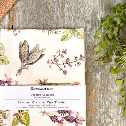 The Kitchen Garden (Herbs Pure) Tea Towel