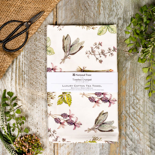 The Kitchen Garden (Herbs Pure) Tea Towel