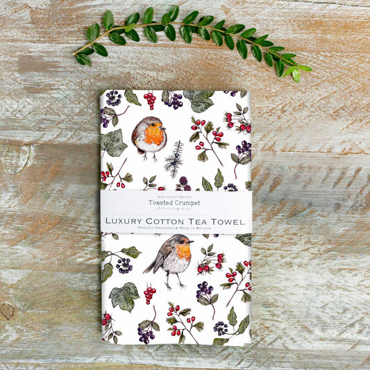 NEW! Hedgerow (Pure) Tea Towel (available for dispatch from August 2026)