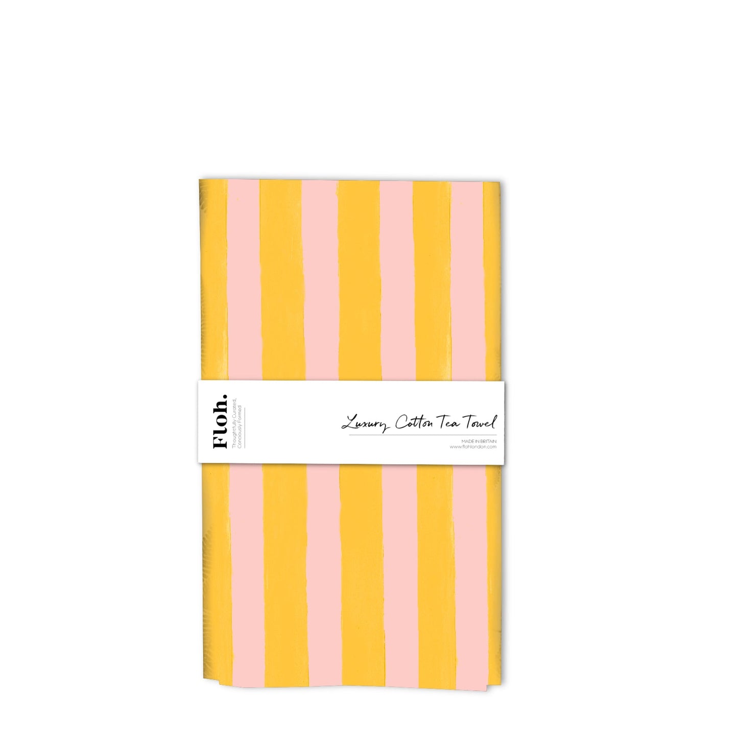 NEW! Mango & Peach (Stripes) Tea Towel (available for dispatch from Jan 2026)