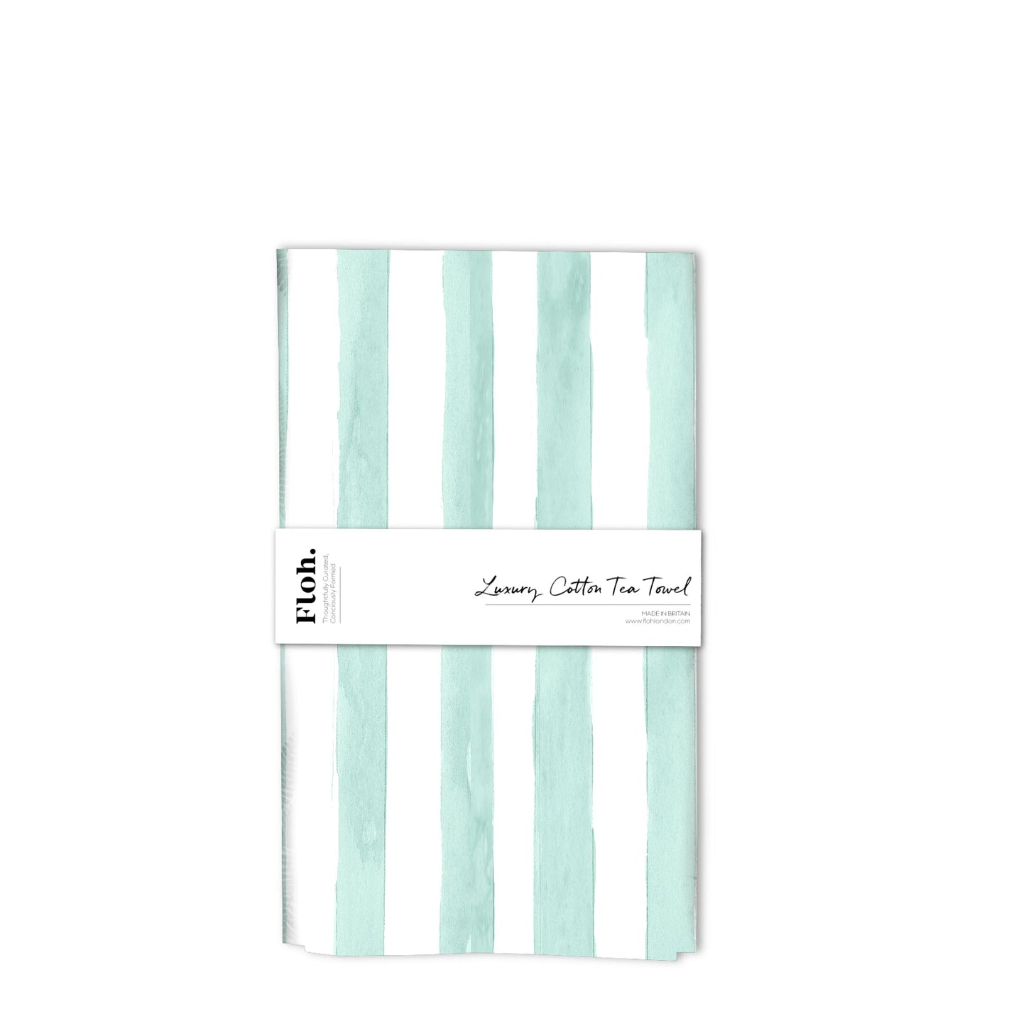 NEW! Mint (Stripes) Tea Towel (available for dispatch from Jan 2026)