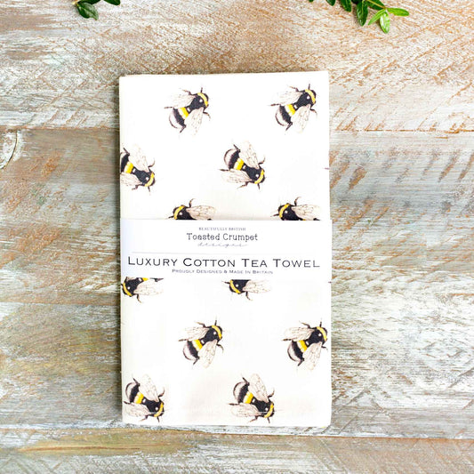 Bee (Pure) Tea Towel
