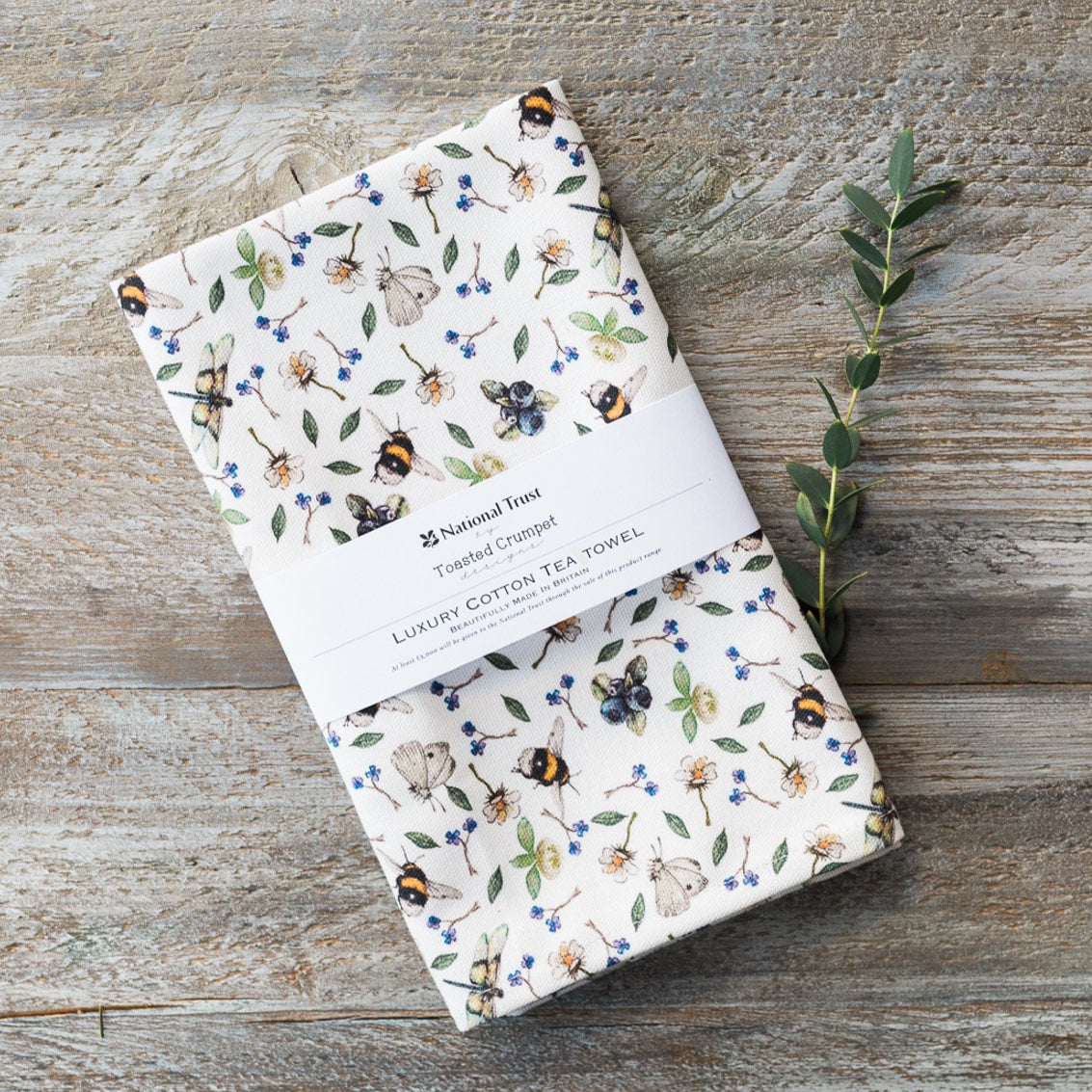 Wild Flower Meadows Tea Towel