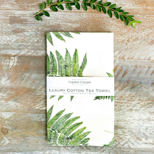 Woodland Fern (Pure) Tea Towel