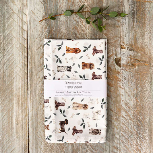 Muddy Paws Tea Towel