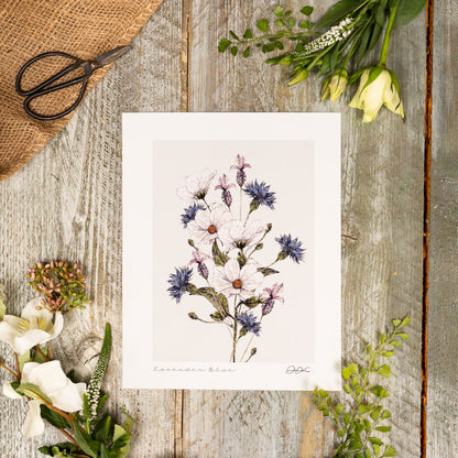 Lavender Blue 10x12" Fine Art Print