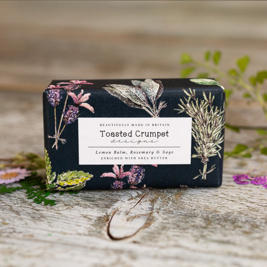 Lemon Balm, Rosemary & Sage Soap