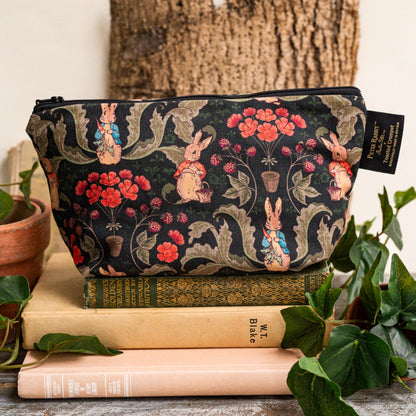 NEW! Peter Rabbit "The Vegetable Thief" (Noir) Makeup Bag