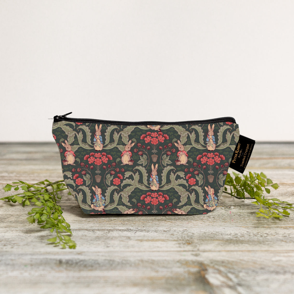 NEW! Peter Rabbit "The Vegetable Thief" (Noir) Makeup Bag  (available for dispatch from Feb 2026)