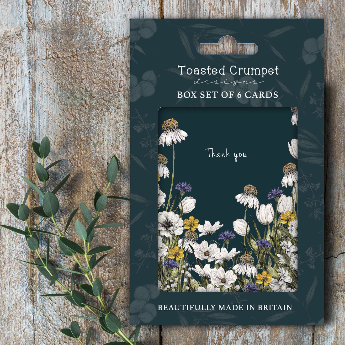 Thank You (Wildflower Meadows) Set of 6 Cards (available for dispatch from July 2026)