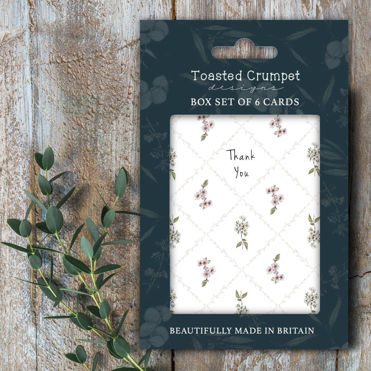 NEW! Thank You (Pure) Set of 6 Cards (available for dispatch from January 2027)