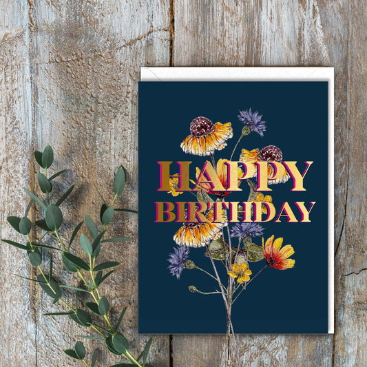 Happy Birthday Card (Cello-Free)