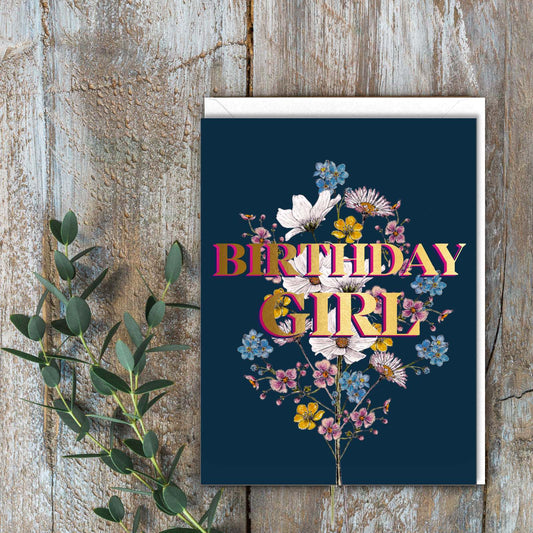 Birthday Girl Card (Cello-Free)