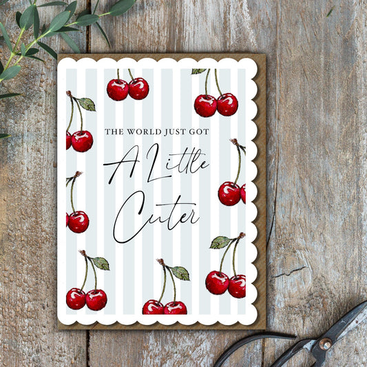 The World Just Got a Little Cuter Card (Cello-Free)
