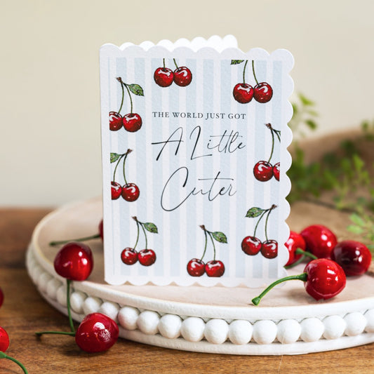 The World Just Got a Little Cuter Card (Cello-Free)