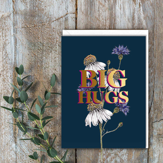 Big Hugs Card (Cello-Free)