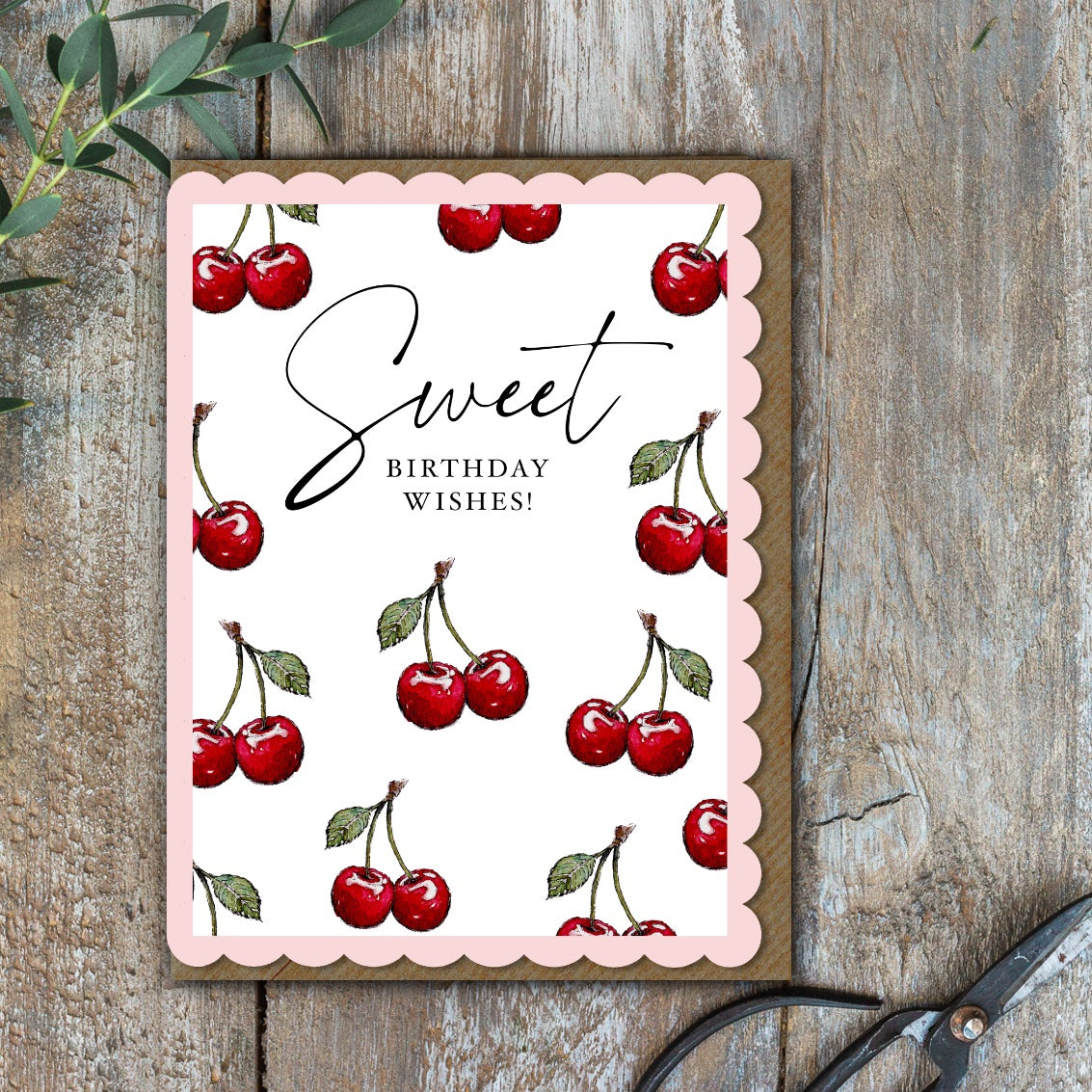 Sweet Birthday Wishes Card (Cello-Free)