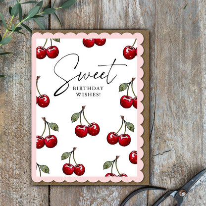 Sweet Birthday Wishes Card (Cello-Free)