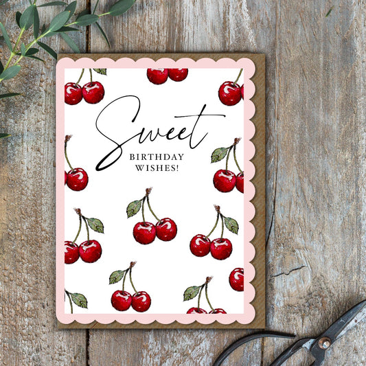 Sweet Birthday Wishes Card (Cello-Free)
