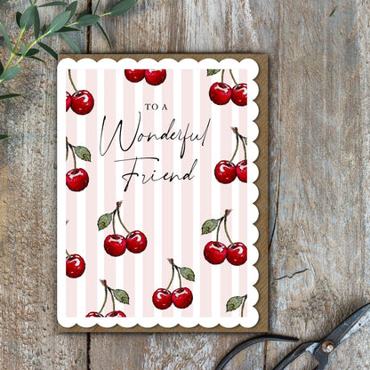 To a Wonderful Friend Card (Cello-Free)