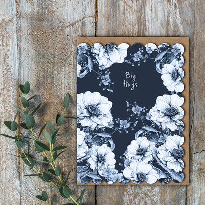 NEW! Big Hugs (Chateau) Card (Cello-Free)