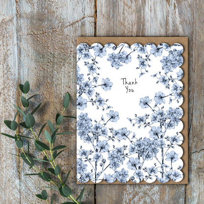 NEW! Thank You (Chateau) Card (Cello-Free)